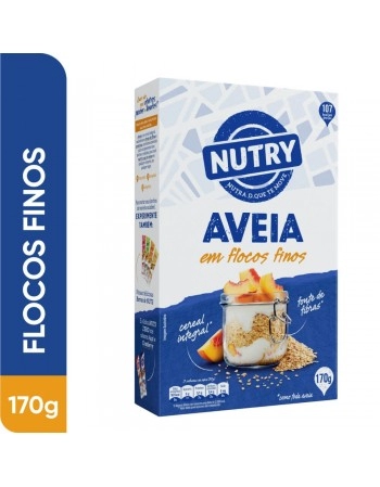 Aveia Flocos Finos - Nutry - 170g
