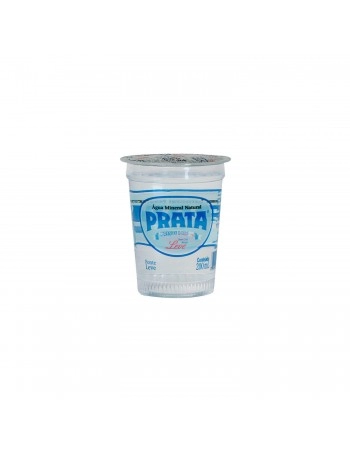 Água Mineral Natural Leve - Prata - Caixa Com 48 Copos De 200Ml