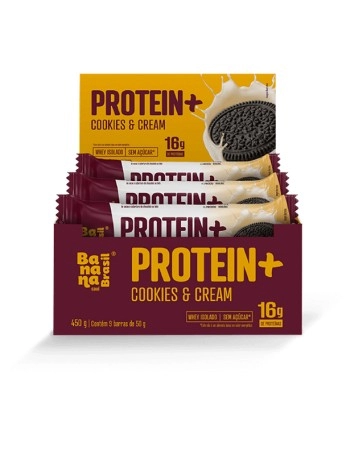 BARRA PROTEIN COOKIES N\' CREAM 9X50G